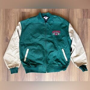 Vintage George Straight Varsity Jacket Size XL West Ark Made In USA Embroidered